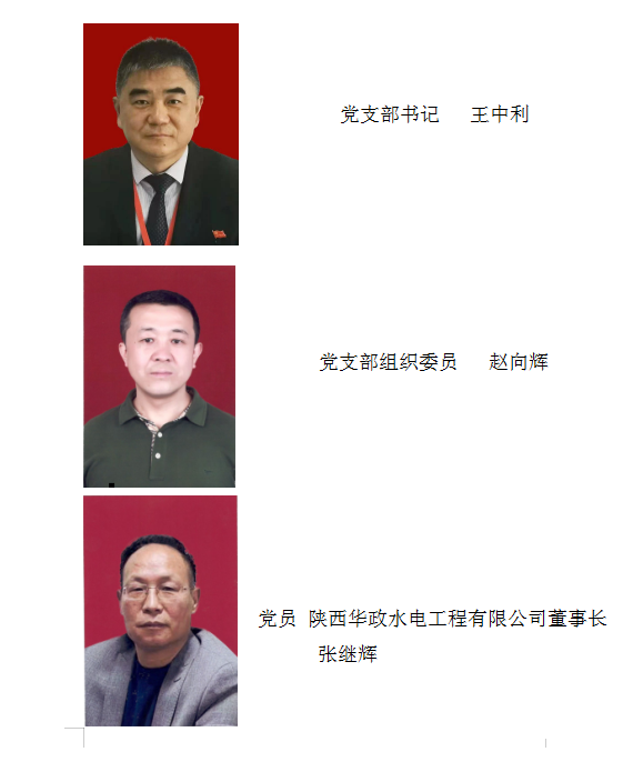 陕西省青海商会党支部成员